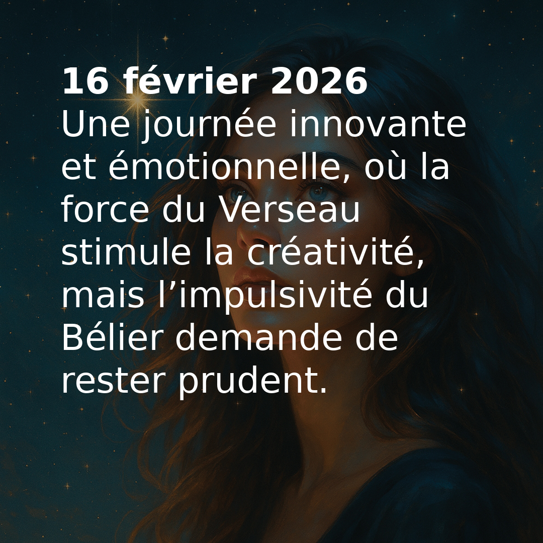 Transit astrologique du jour