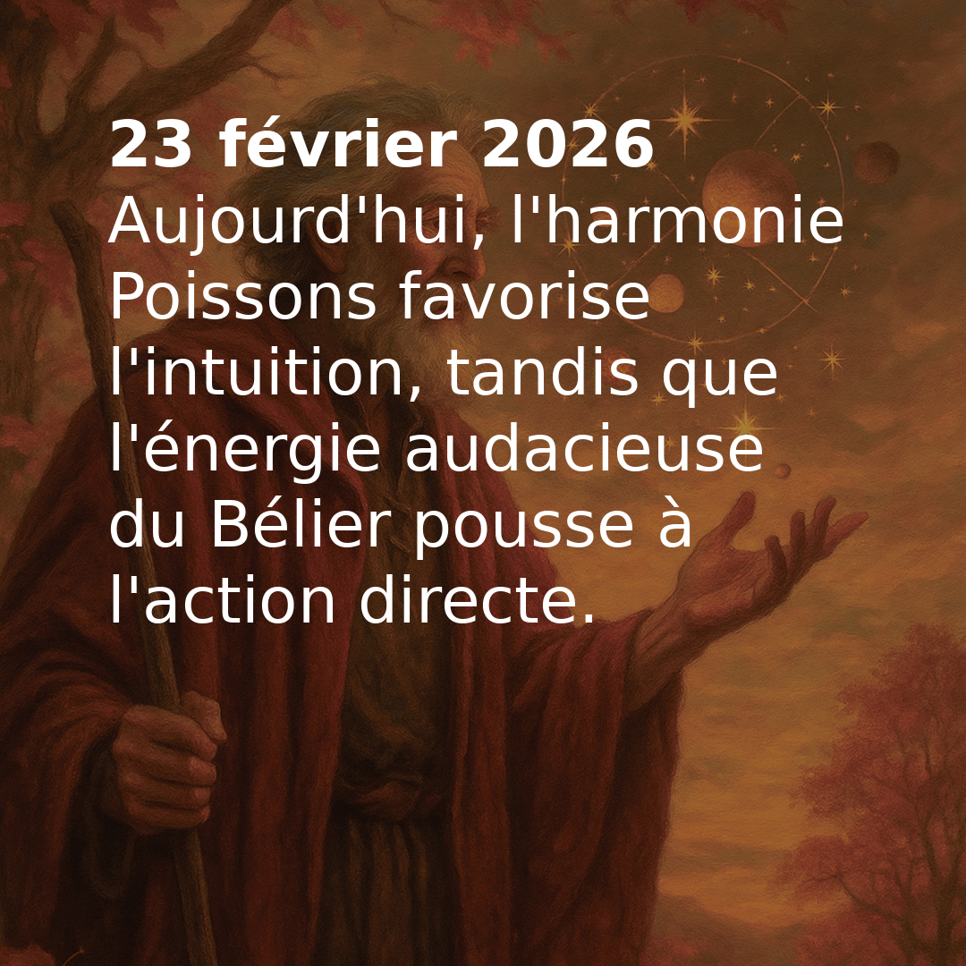 Transit astrologique du jour