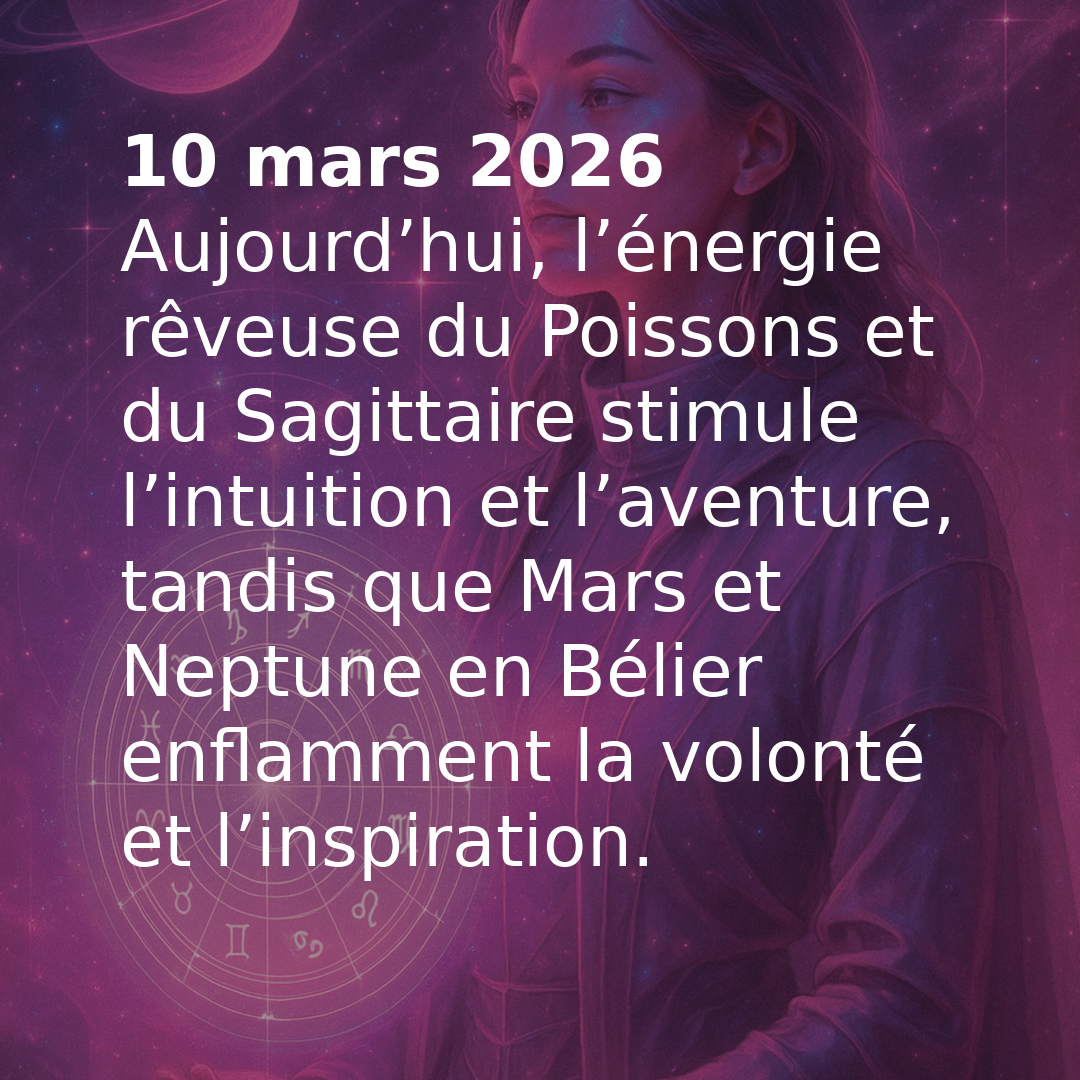 Transit astrologique du jour