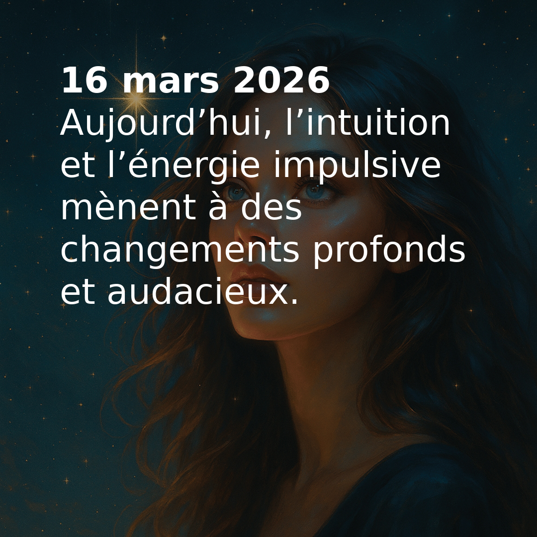 Transit astrologique du jour