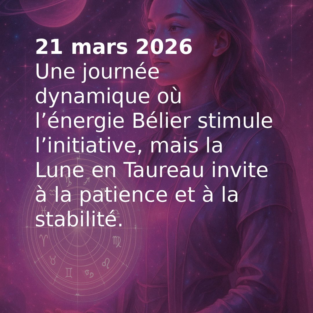 Transit astrologique du jour