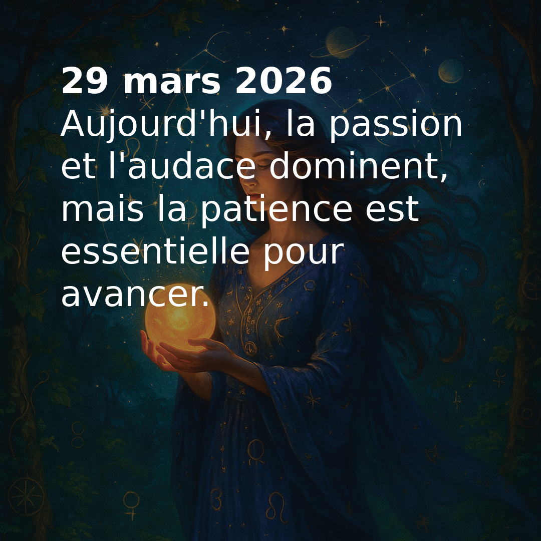 Transit astrologique du jour