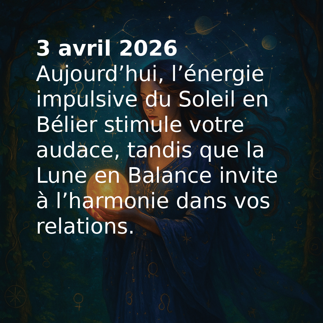 Transit astrologique du jour