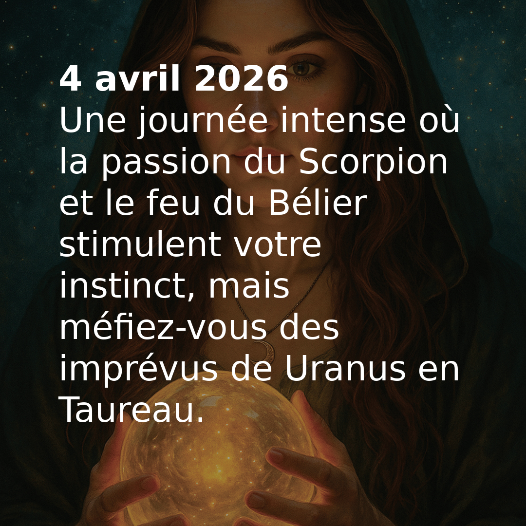 Transit astrologique du jour