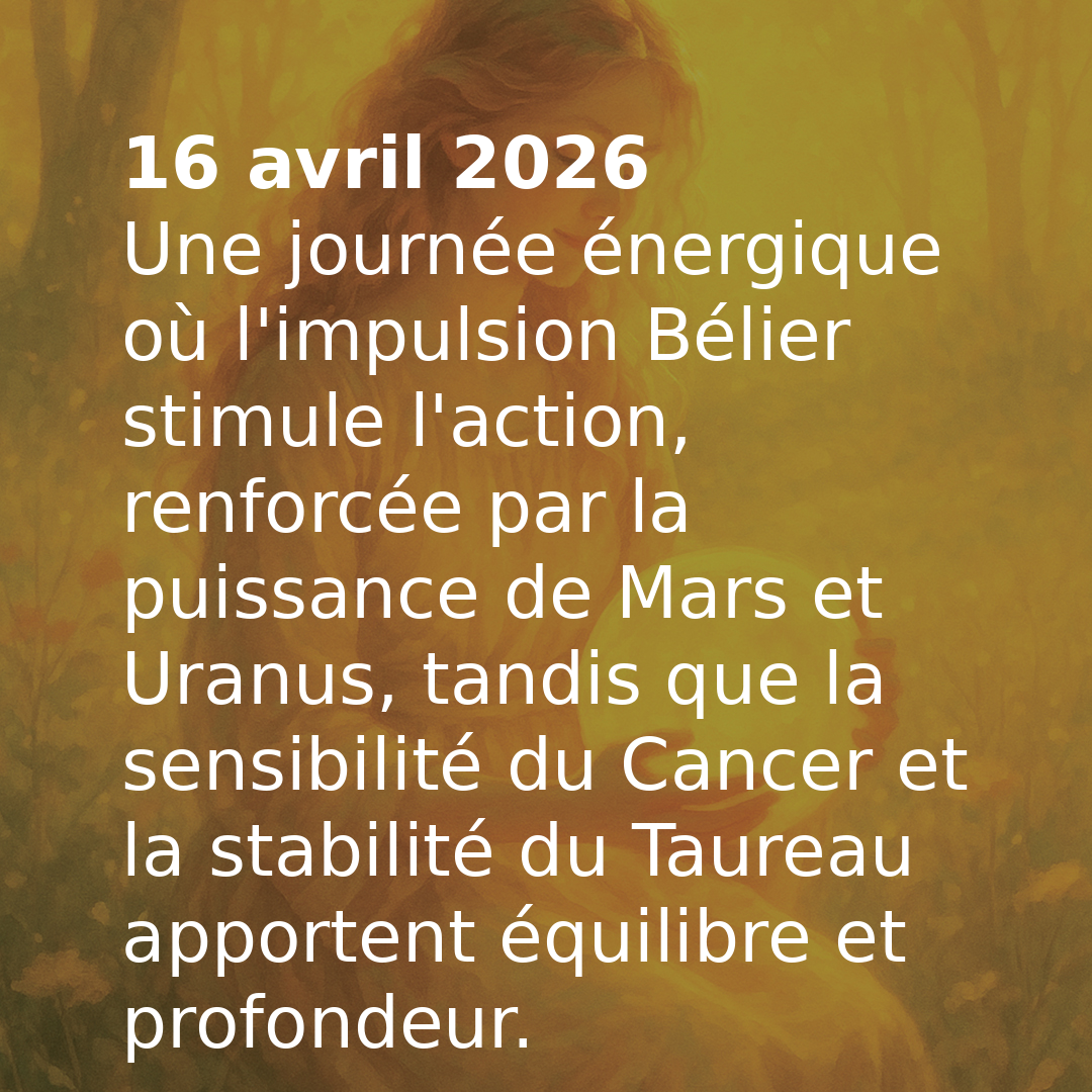 Transit astrologique du jour