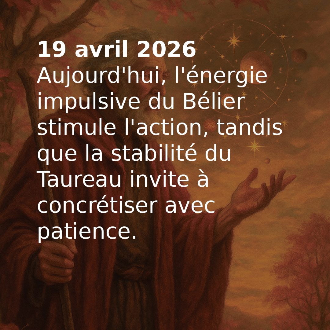 Transit astrologique du jour