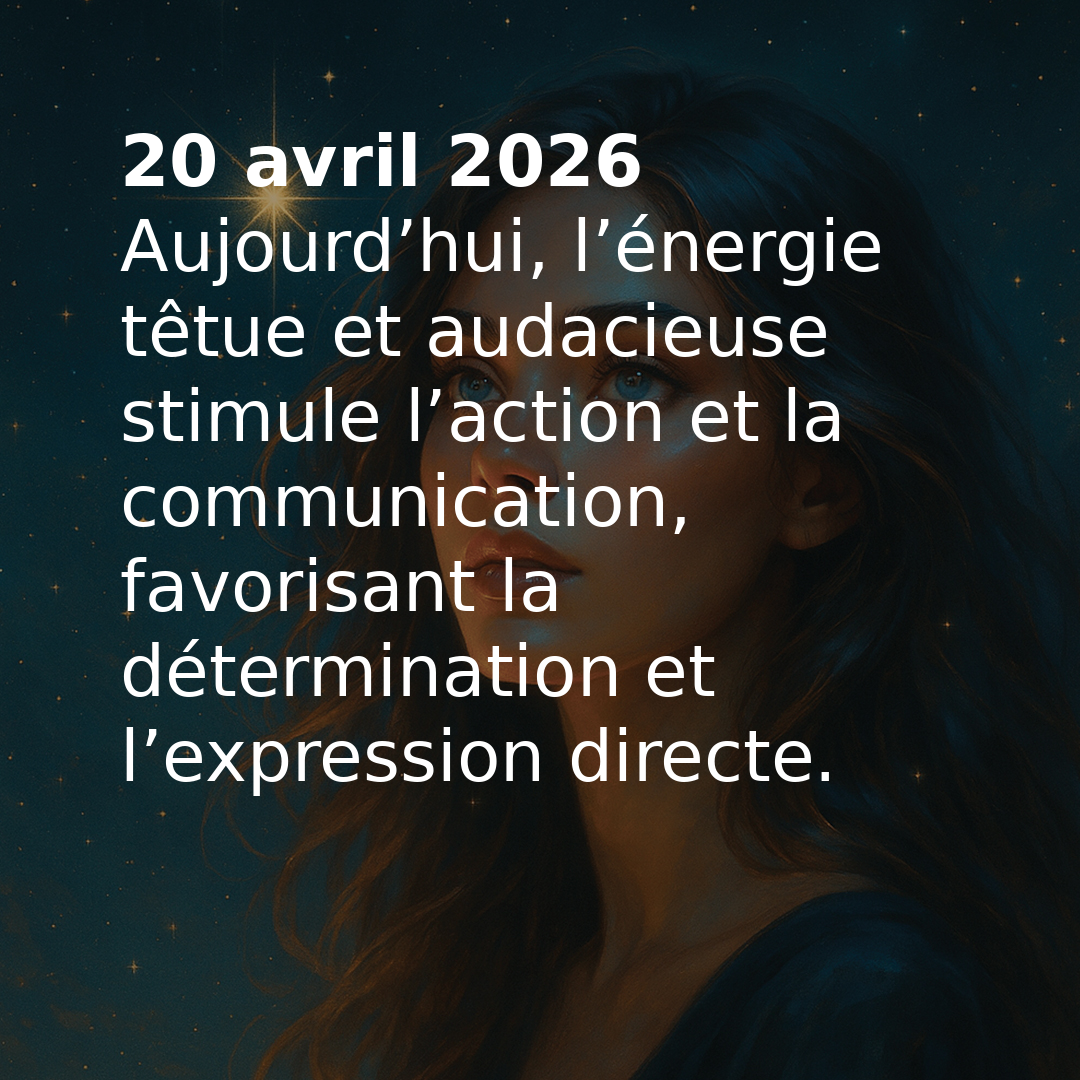 Transit astrologique du jour