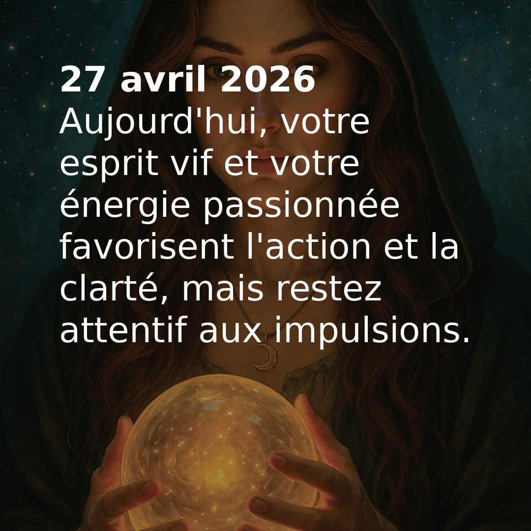 Transit astrologique du jour