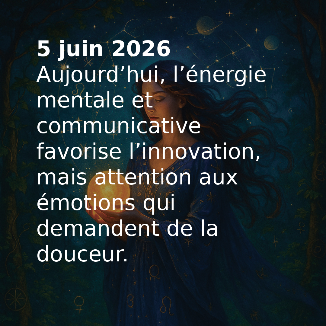 Transit astrologique du jour