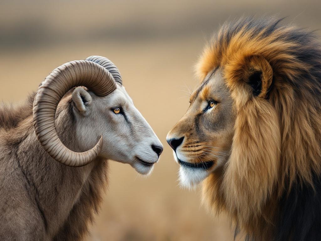 Compatibilité amicale Bélier et Lion