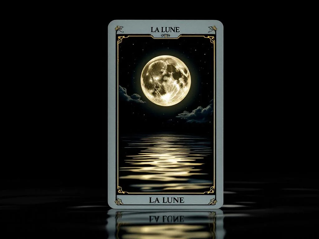 Signification de l’arcane La Lune au tarot
