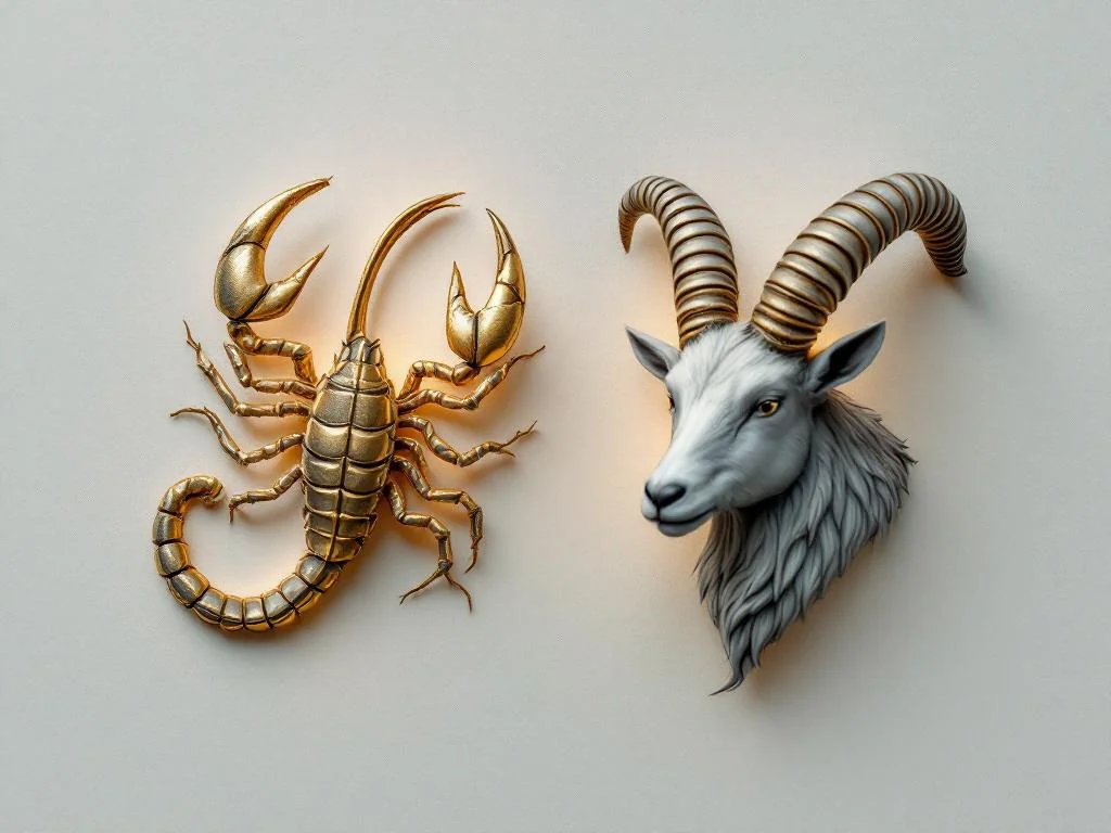 Compatibilité amicale Scorpion et Capricorne