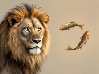 Illustration de l’article : Compatibilité sexuelle Lion et Poissons