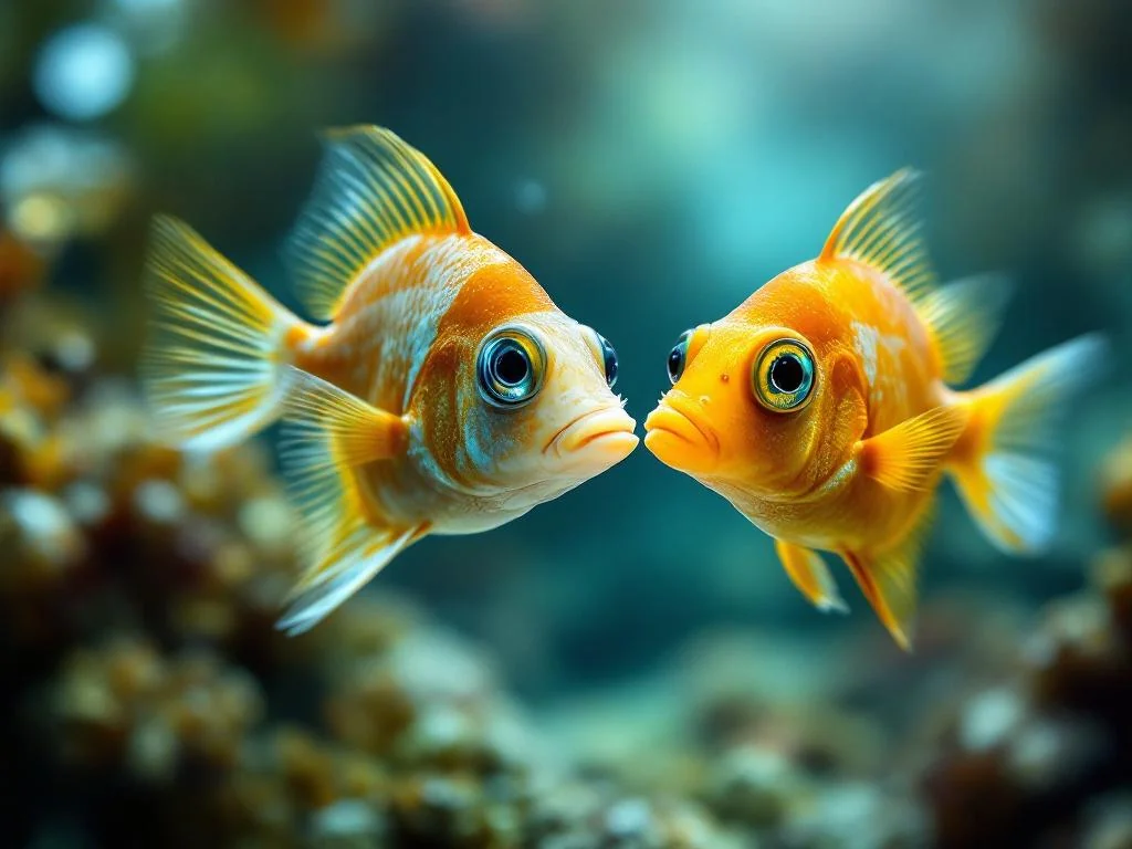 Comment un Poissons montre son amour