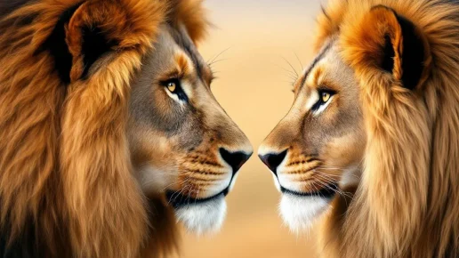 Illustration de l’article : Compatibilité sexuelle Lion et Lion