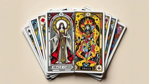 Illustration de l’article : Différence entre tarot et oracle