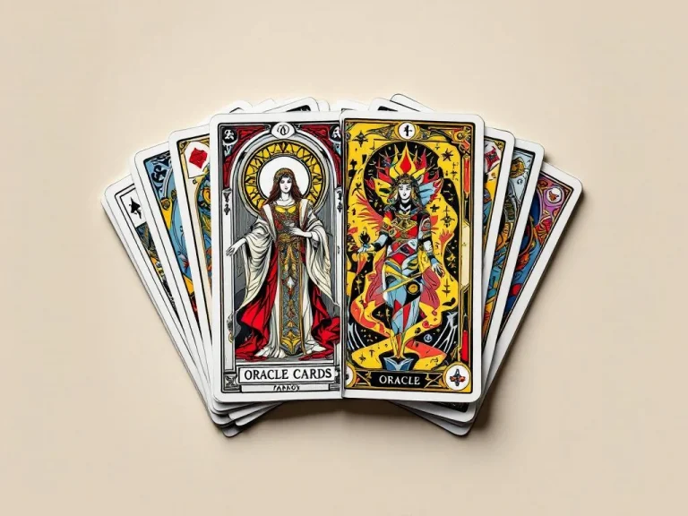 Illustration de l’article : Différence entre tarot et oracle