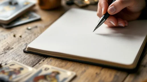 Illustration de l’article : Comment noter ses tirages de tarot dans un carnet