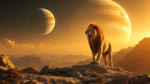 Illustration de l’article : Saturne en Lion signification