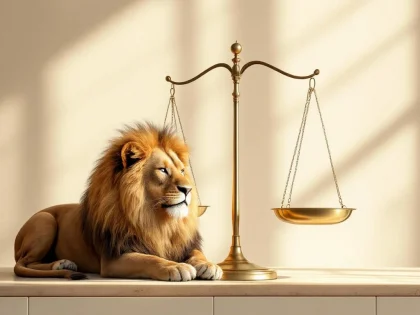 Illustration de l’article : Compatibilité amicale Lion et Balance