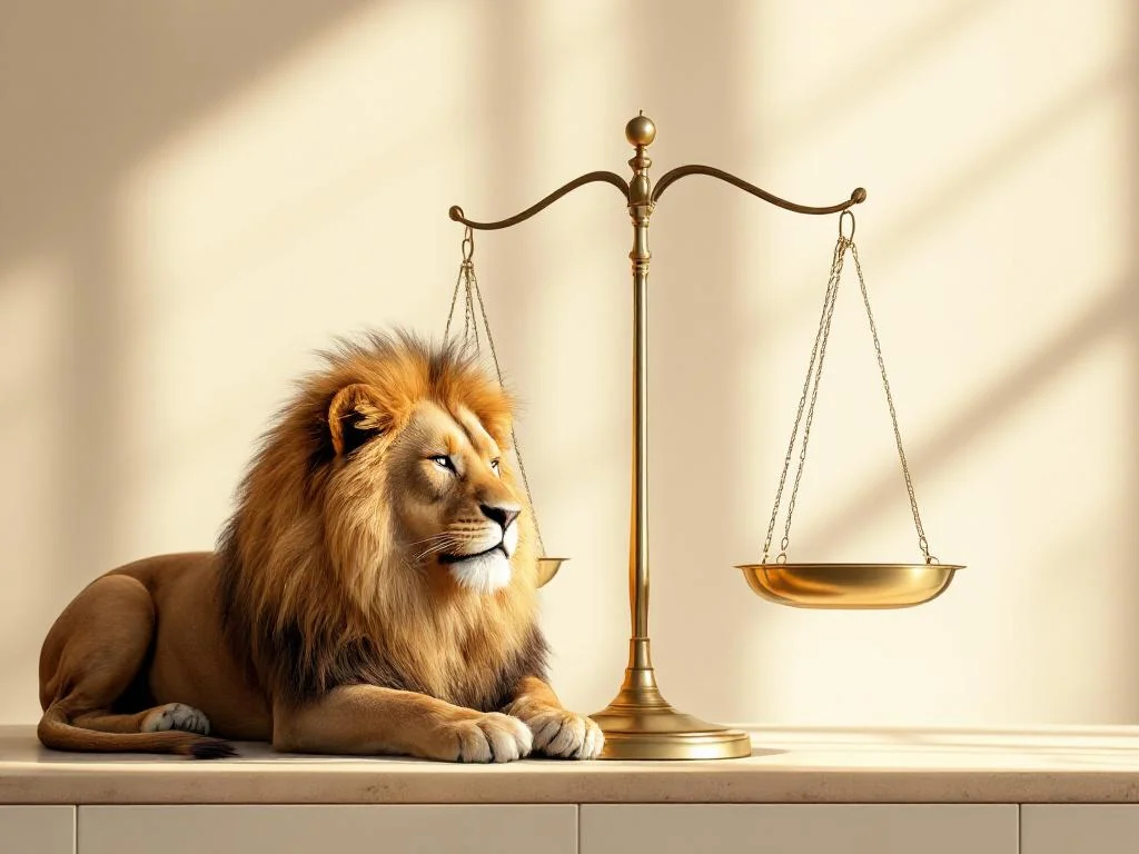 Compatibilité amicale Lion et Balance