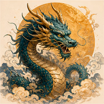 Illustration du signe chinois Dragon