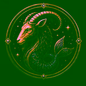 Symbole astrologique du Capricorne