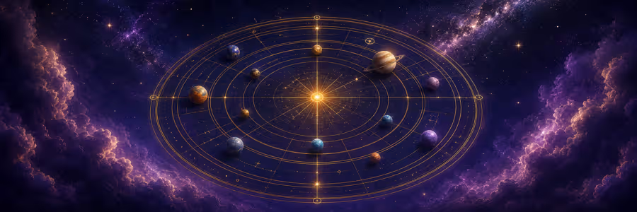 Illustration de la catégorie Thème astral