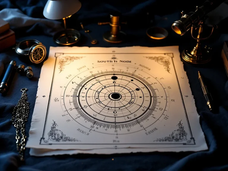 Illustration de l’article : C’est quoi le nœud sud en astrologie