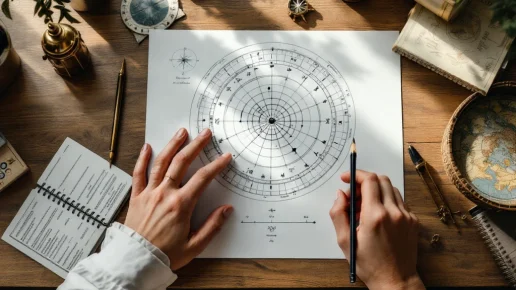 Illustration de l’article : Comment lire un thème astral quand on débute