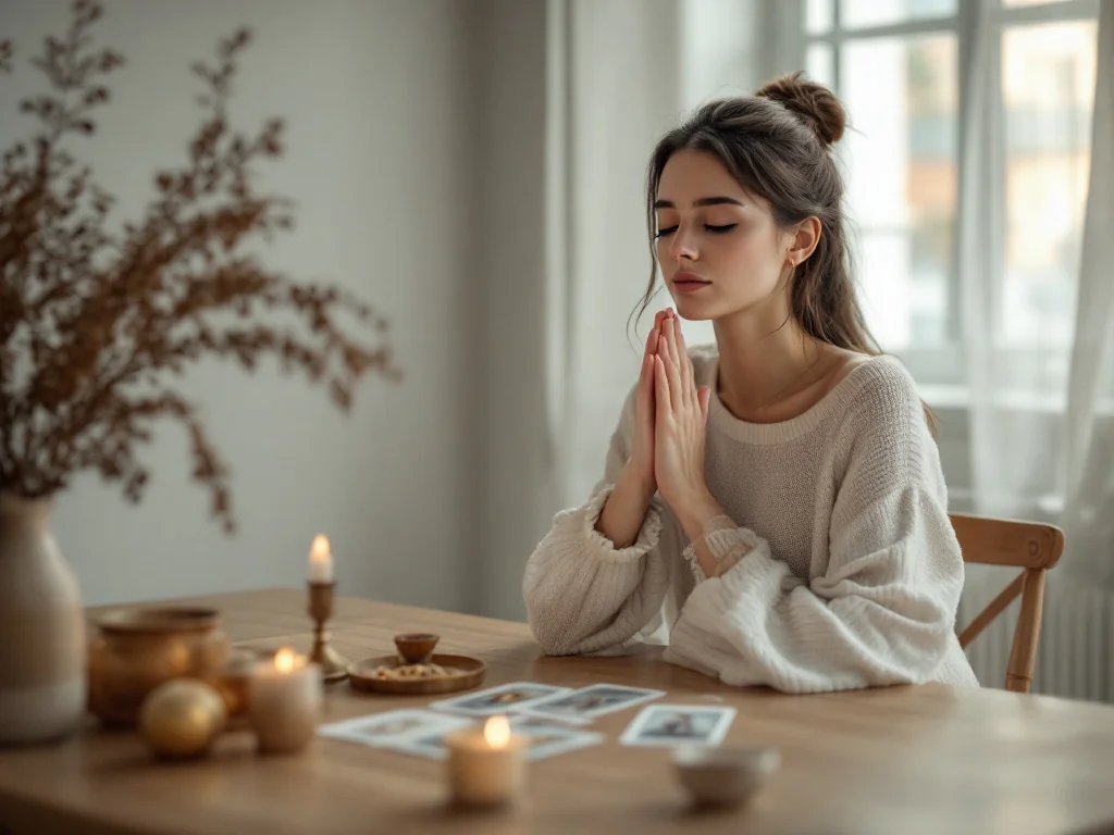 Comment utiliser la respiration avant un tirage de tarot