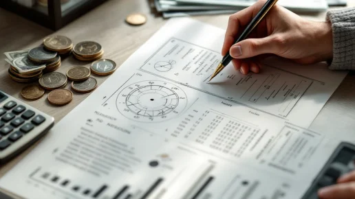 Illustration de l’article : Comment voir une période de tension financière dans un thème astral