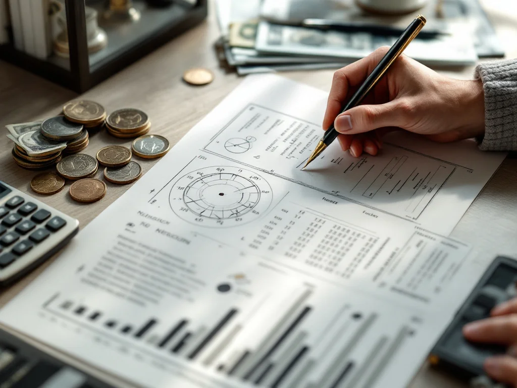 Comment voir une période de tension financière dans un thème astral
