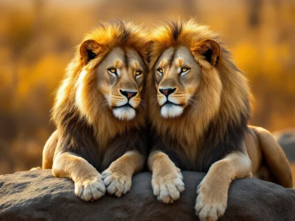 Compatibilité amicale Lion et Lion
