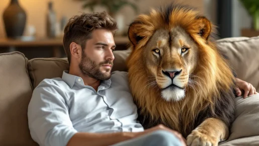 Illustration de l’article : Est-ce facile de vivre avec un Lion ?