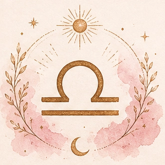 Illustration astrologique du signe Balance