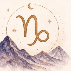 Illustration astrologique du signe Capricorne