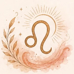 Illustration astrologique du signe Lion