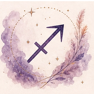 Illustration astrologique du signe Sagittaire