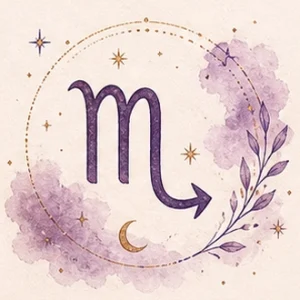 Illustration astrologique du signe Scorpion