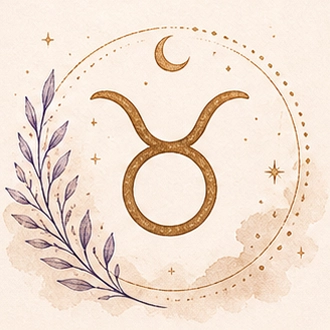 Illustration astrologique du signe Taureau
