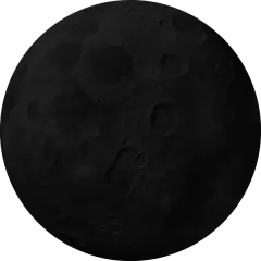 Zone ombrée de la Lune : Lune Aujourd’hui, Lune croissante (40.4 %), en Balance, éclairée à 40,4 %
