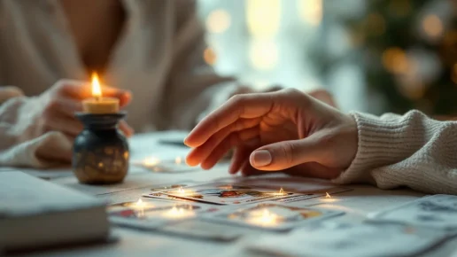 Illustration de l’article : Pourquoi on ressent du froid ou du chaud pendant un tirage de tarot