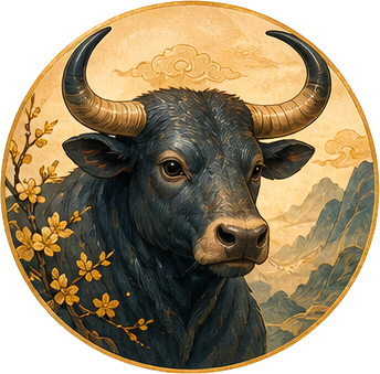 Avatar dessiné du signe chinois du Buffle