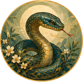 Avatar dessiné du signe chinois du Serpent