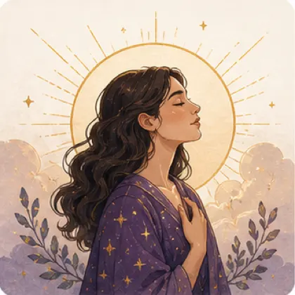 Illustration de la maison astrologique 1, identité et image personnelle