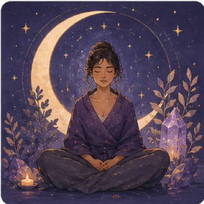 Illustration de la maison astrologique 12, intériorité et recul