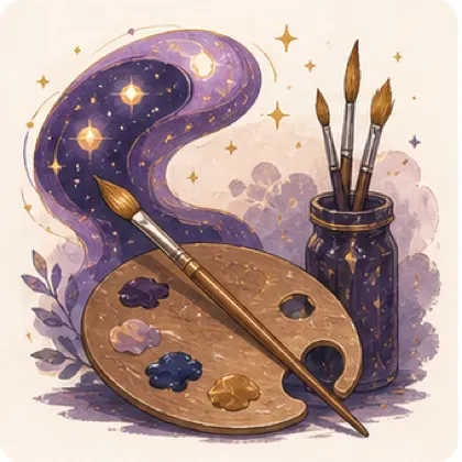 Illustration de la maison astrologique 5, créativité et plaisir