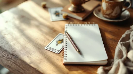 Illustration de l’article : Comment combiner tarot et journal de bord