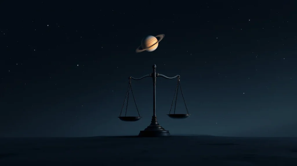 Saturne en Balance signification